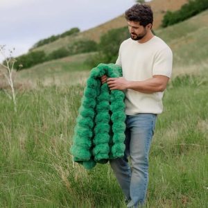 Ultra Sorbet Kelly Green Blanket