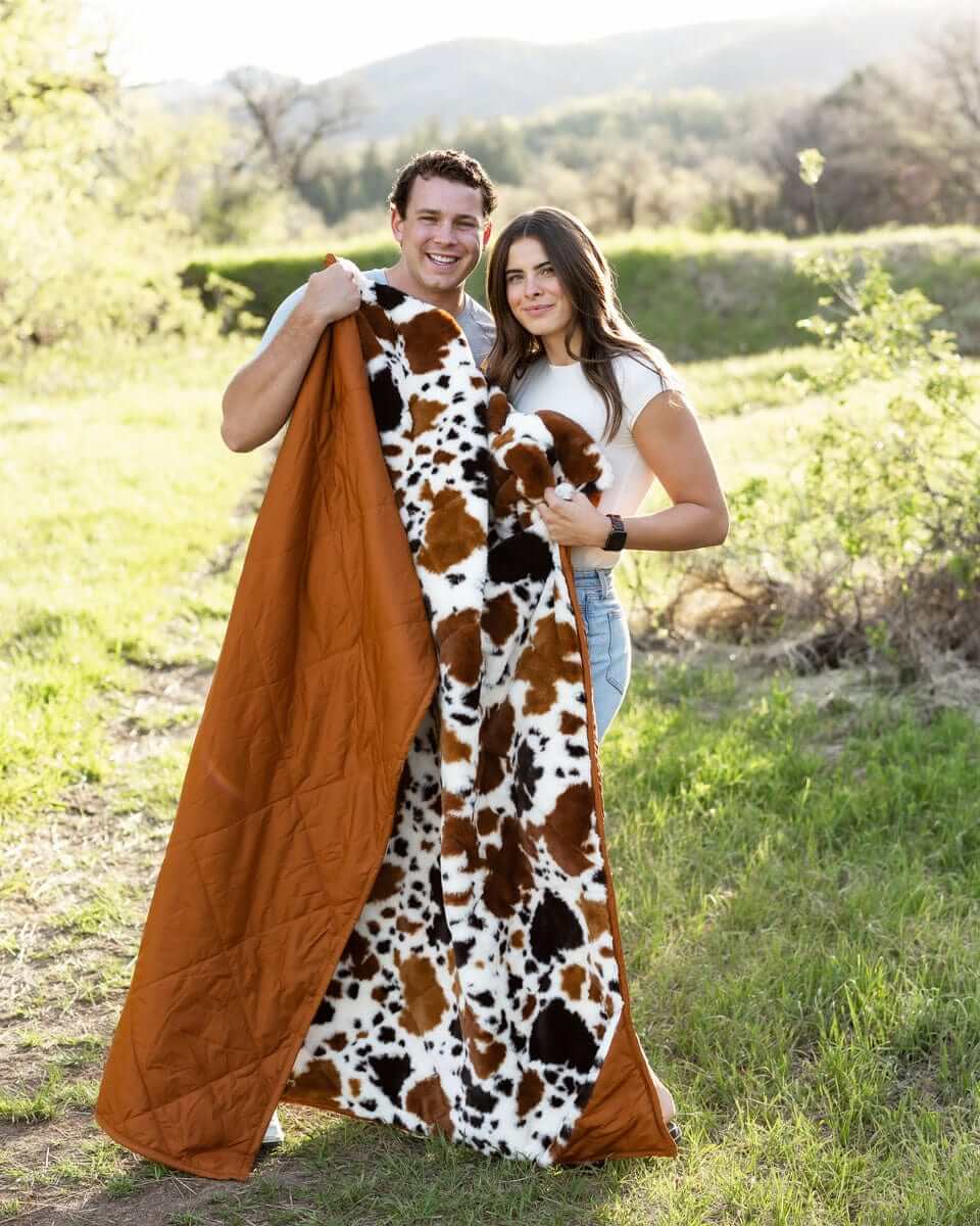 Everywhere Blanket - Brown Cow - Image 3