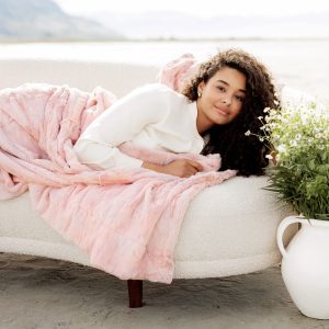 Sorbet True Pink Blanket