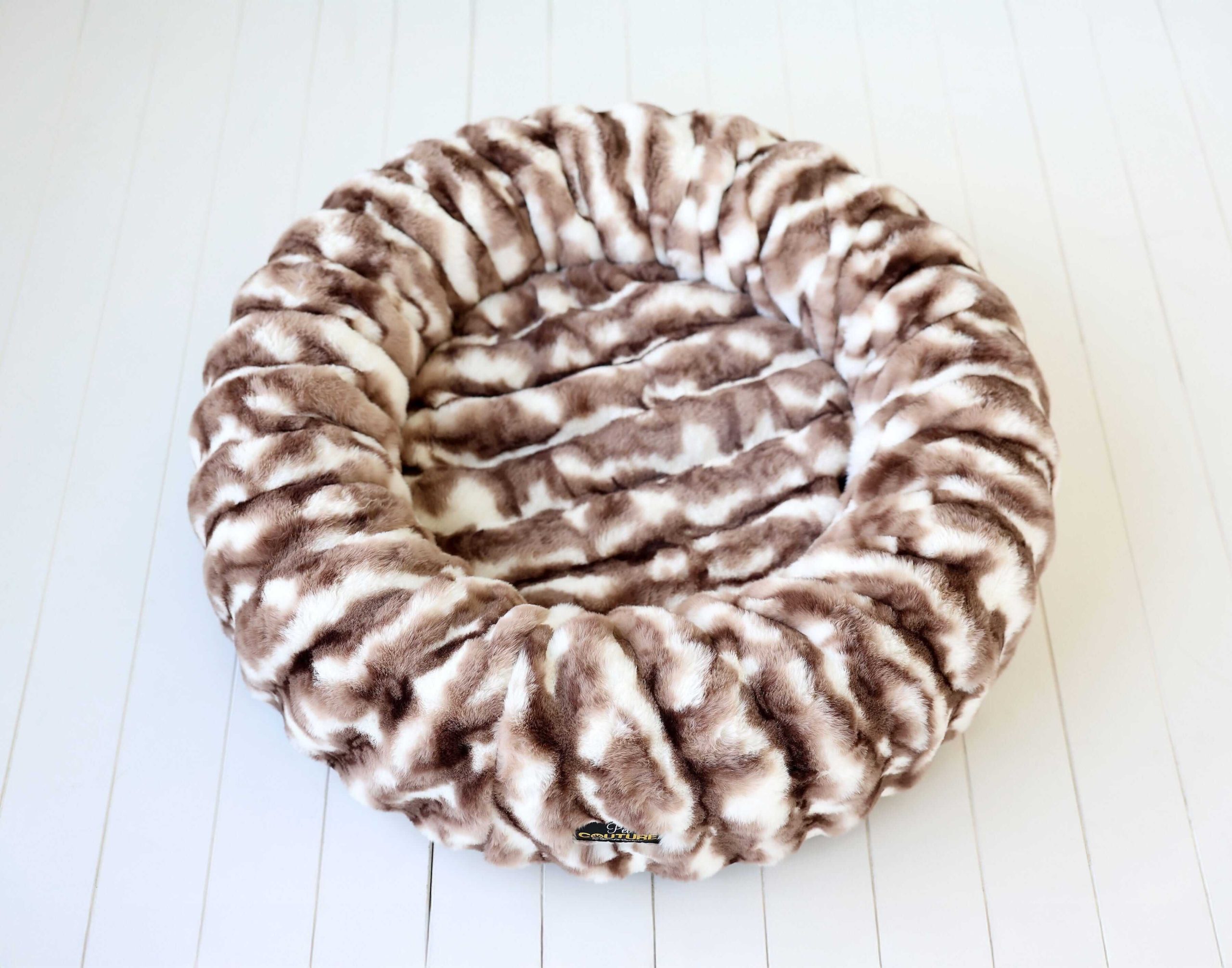 Cloudy Day Brown Pet Bed COVER ONLY - Image 5