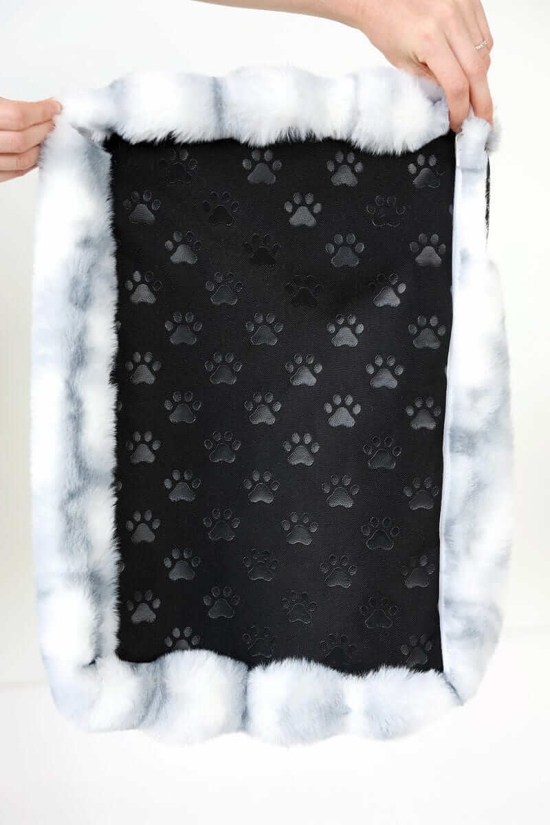 Cloudy Day Blue Pet Crate Pad COVER ONLY