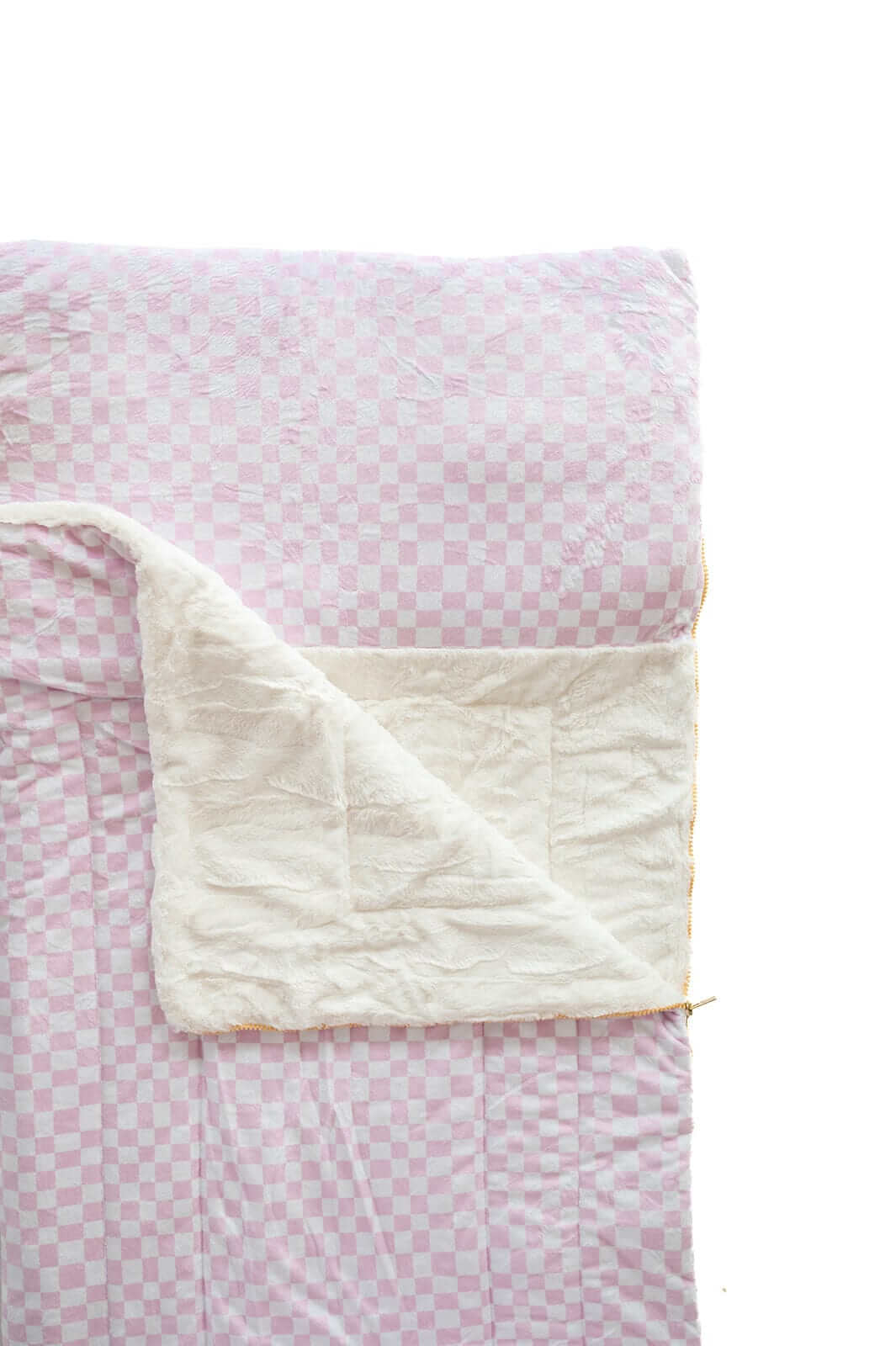 Sleeping Bag - Pink Check - Image 2