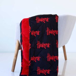 Nebraska Huskers Hooded Stadium Everywhere Blanket