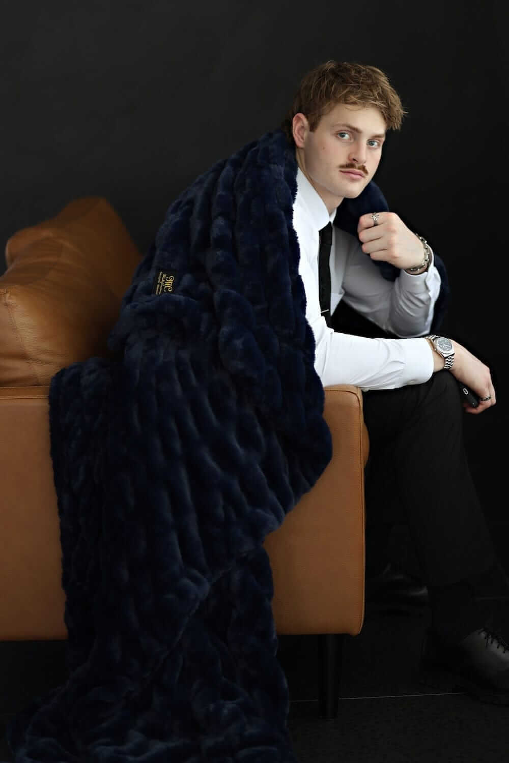 Biggest Hugs Navy Blanket