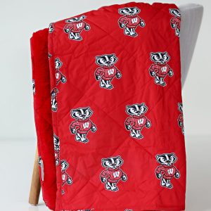 University of Wisconsin Badgers Hooded Stadium Everywhere Blanket