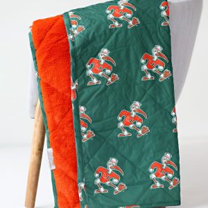 Miami Hurricanes Hooded Stadium Everywhere Blanket