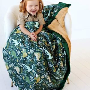 Little Dino - Green Blanket