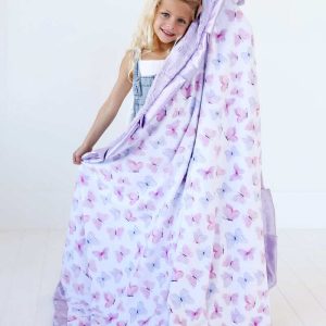 Pastel Butterfly Blanket