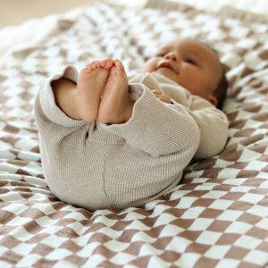 Checkered Milk Chocolate Blanket