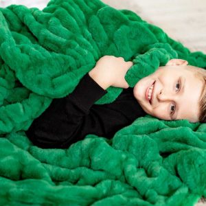 Hugs Green Blanket