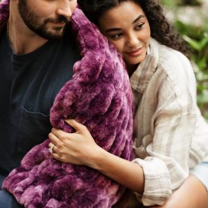 Hugs Cotton Candy Plum Blanket