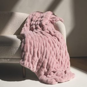 Hugs Heirloom Rose Blanket