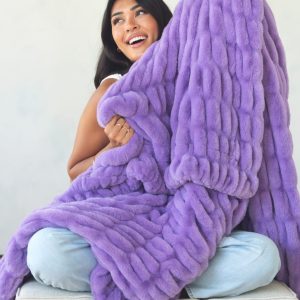 Hugs Orchid Blanket