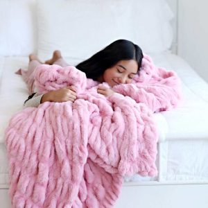 Hugs Cookie Pink Blanket