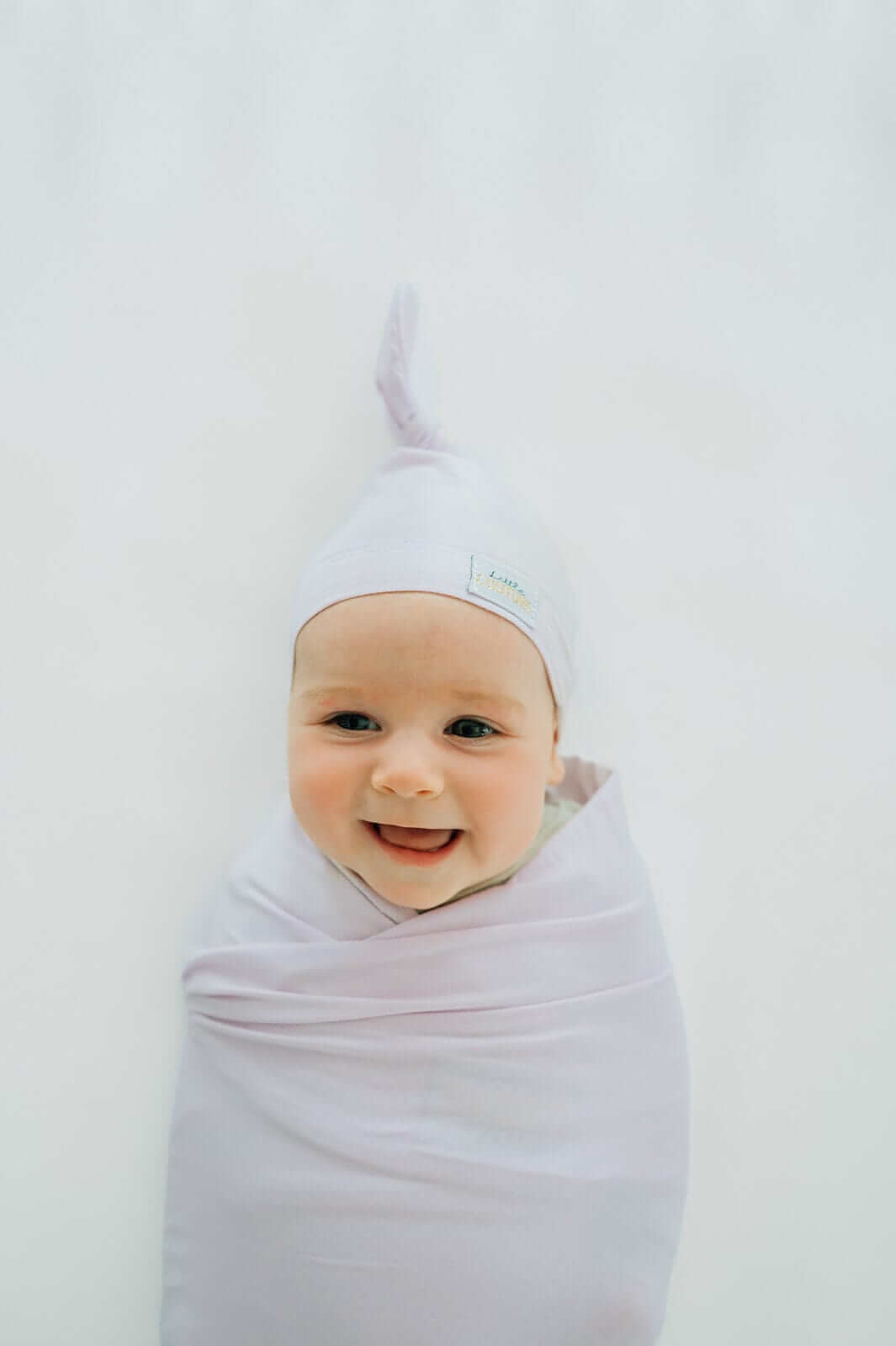 Swaddle and Hat - Lavender - Image 2