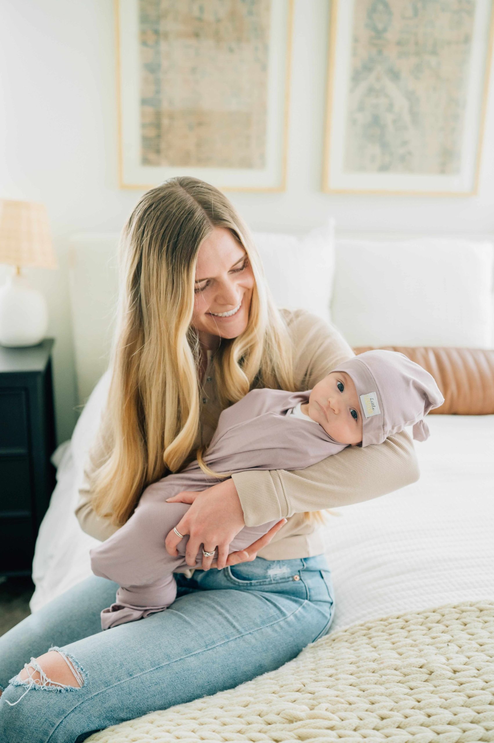 Swaddle and Hat - Blueberry Cheesecake - Image 7