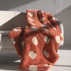 Lush White Pumpkins Blanket