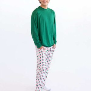 Montage Men's Pajama Top - Green
