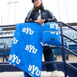 BYU Cougars Hooded Stadium Everywhere Blanket