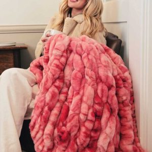 Hugs Raspberry Swirl Blanket