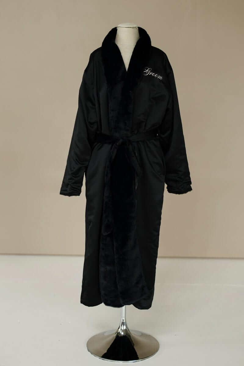 Satin Black Robe - Image 9