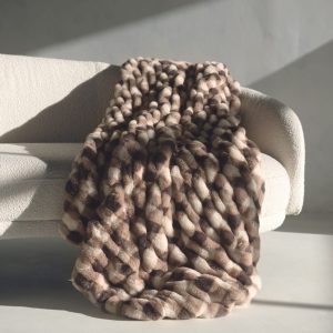 Hugs Milk Chocolate Gingham Blanket