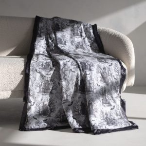 Haunted Toile Blanket
