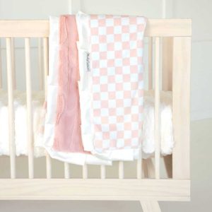 Checkered Blush Blanket