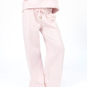 Women's Wide Leg Sweat Pant - Ballet Pink