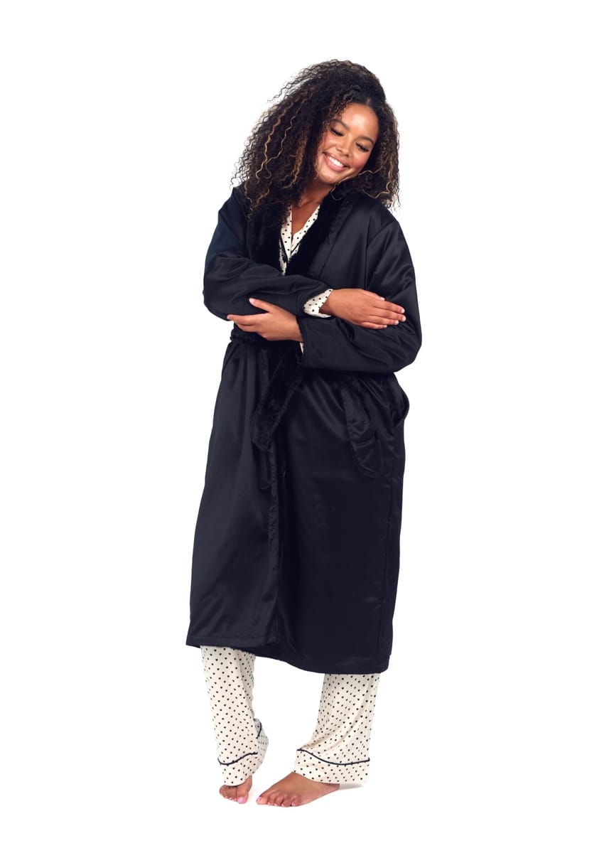Satin Black Robe - Image 2