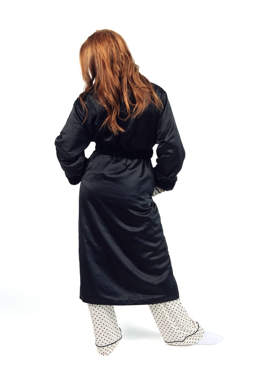 Satin Black Robe - Image 7