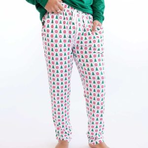 Montage Men's Jogger - Poinsettia and Tree