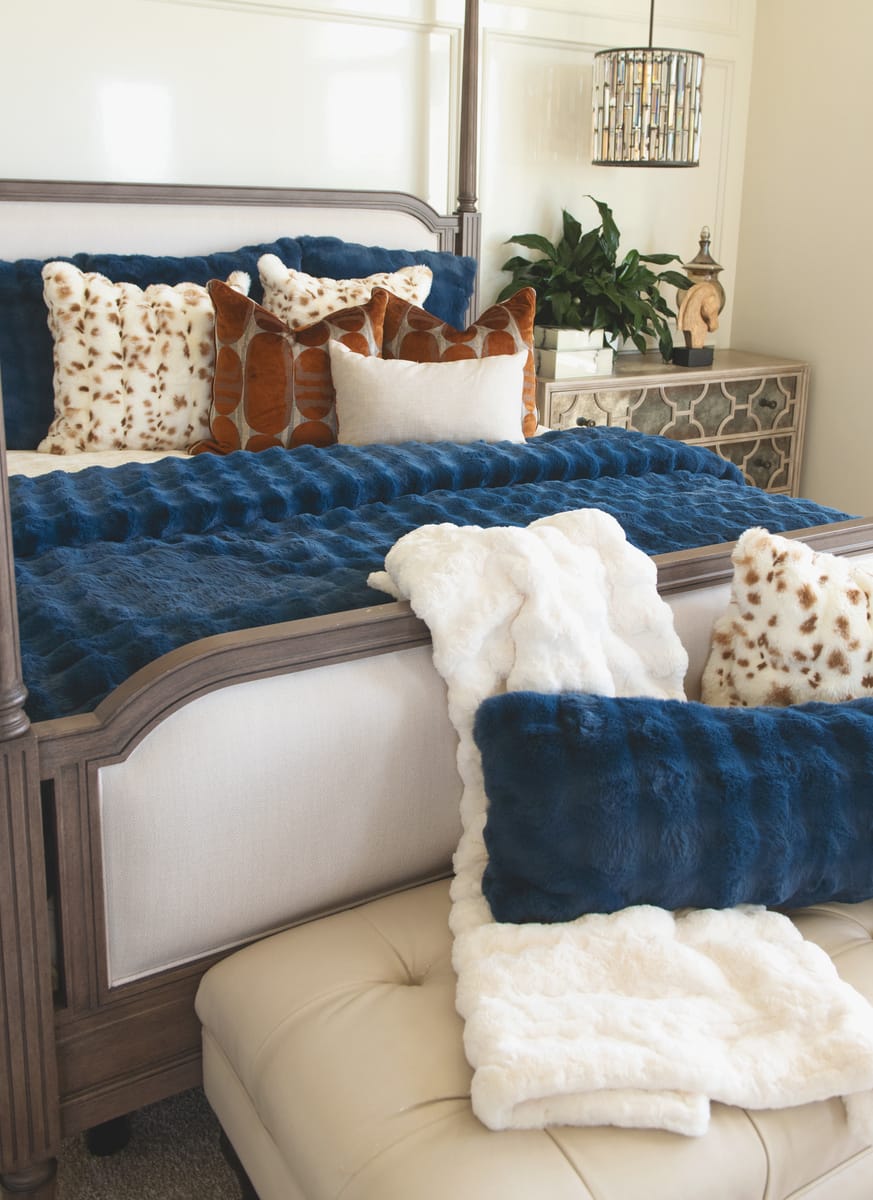 Navy Cloud Sham - Image 2