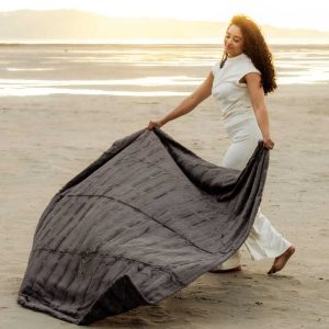 Sorbet Charcoal Blanket
