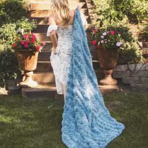 Ultra Sorbet Faded Denim Blanket