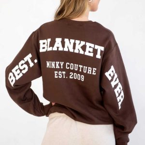 Minky Couture Sweatshirt - Hugs Chocolate