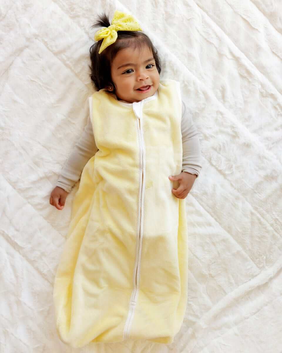 Butter Yellow Wearable Minky Blanket - Image 2
