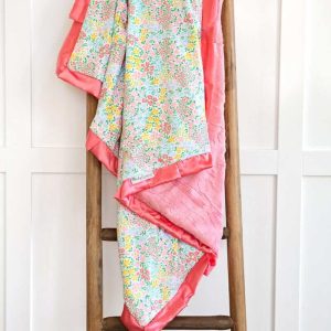 Dainty Floral Pastel Blanket