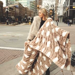 Hugs Polka Dot Milk Chocolate Blanket