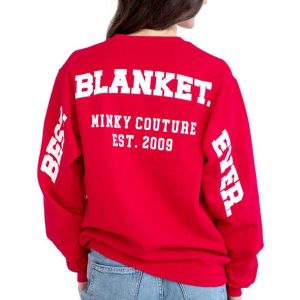 Minky Couture Sweatshirt - Hugs Red