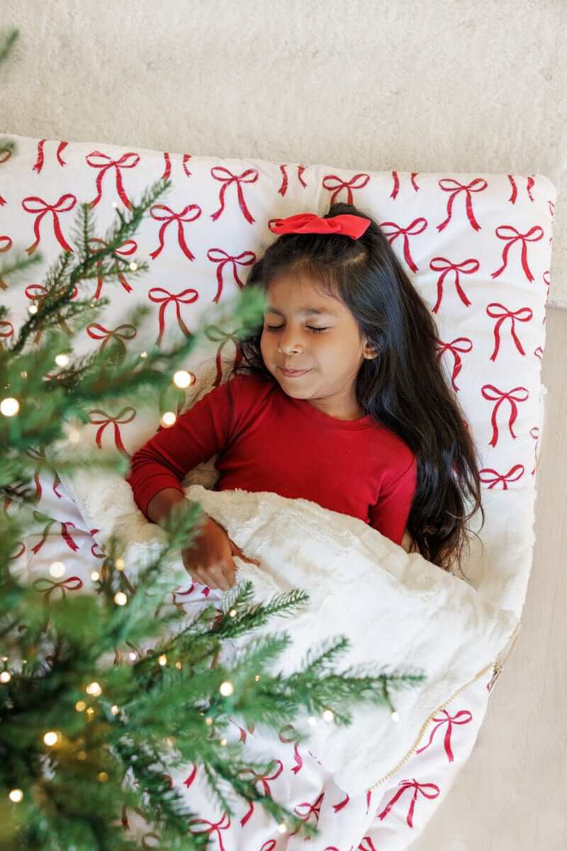 Sleeping Bag - Red Ribbon Bows - Image 3